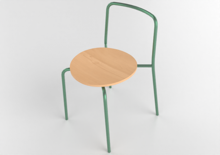 Chaises 3D - Chaise en bois - Kokuyo - Hang Like - XY...