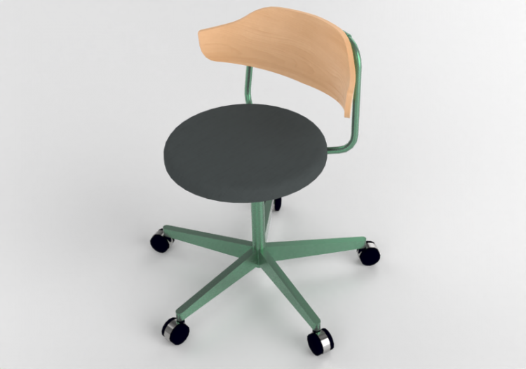 Sillas 3D - Silla de metal - Kokuyo - Hang Like - XY CHLC5...