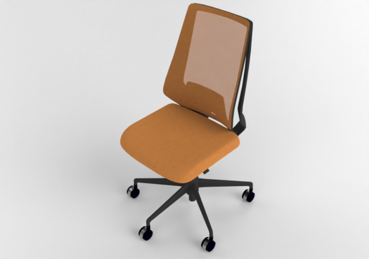 椅子 - Fabric Chair - Kokuyo - Duora - CR GA3020E6KZE3 W -...
