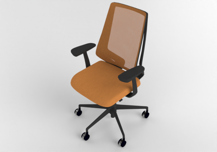 椅子 - Fabric Chair - Kokuyo - Duora - CR G3021E6KZE3 W -...