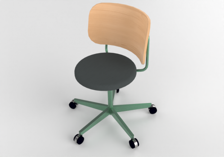 椅子 - Metallic Chair - Kokuyo - Hang Like - XY CHLC4 W V -...