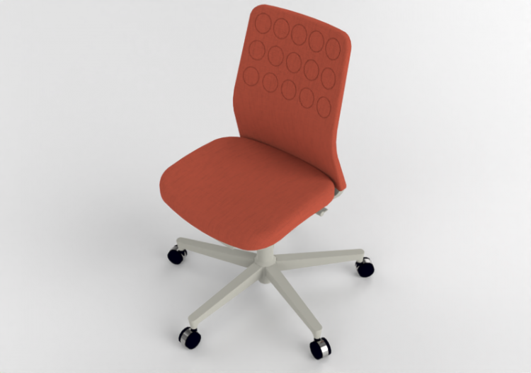 Sillas 3D - Silla de tela - Kokuyo - Monet - C03 BWGZ200 W...
