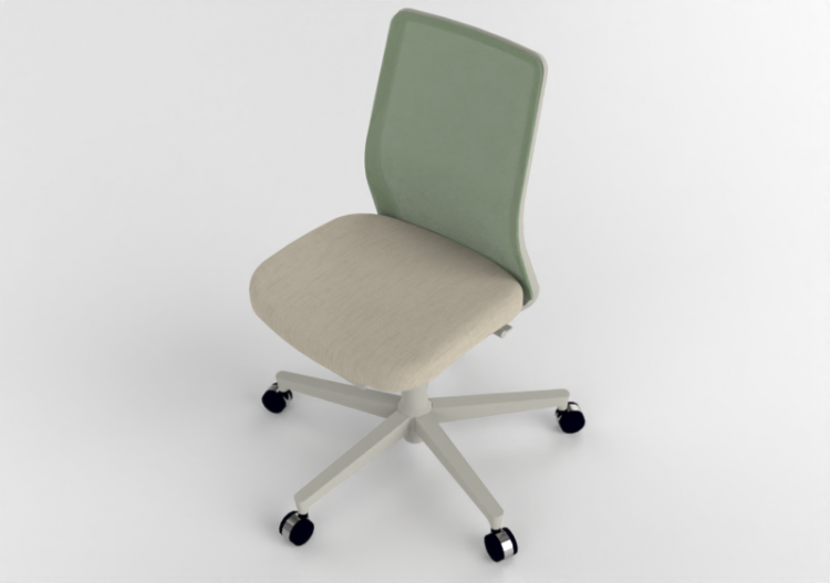 Sillas 3D - Silla de tela - Kokuyo - Monet - C03 BWGZ100 W...