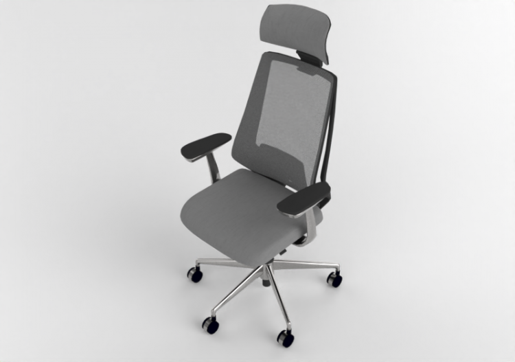 椅子 - Fabric Chair - Kokuyo - Duora - CR GA3065E6KZE3 W -...