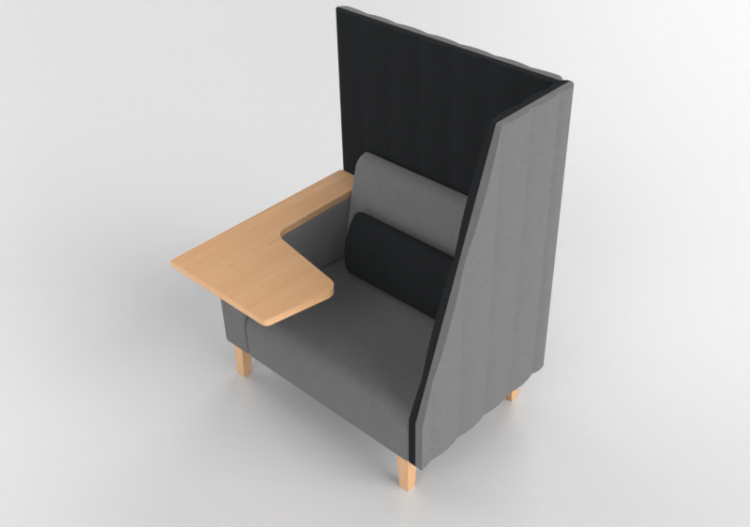 Poltronas 3D - Sillón de tela - Kokuyo - Interval - CN...