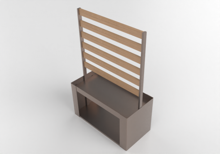Accessoires 3D - Panneau de fermeture - Kokuyo - Patio -...