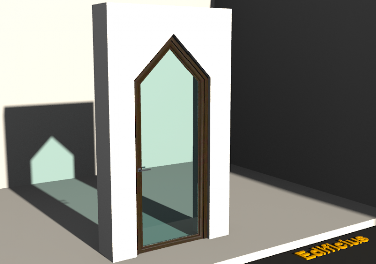3D Tür/Fenster - SCHF[DT] 1DF - ACCA software