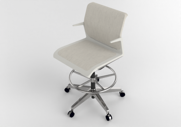 Cadeira 3D - Cadeira de tecido - Kokuyo - Caravel - ACCA...