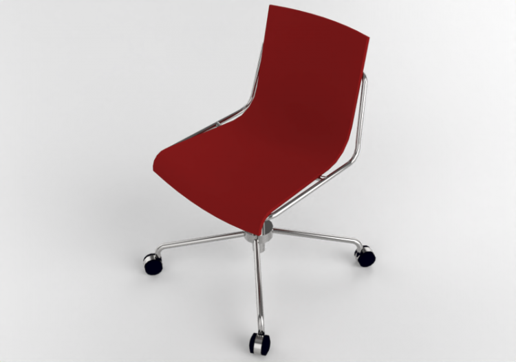 Chaises 3D - Chaise en plastique - Kokuyo - Offset Frame -...