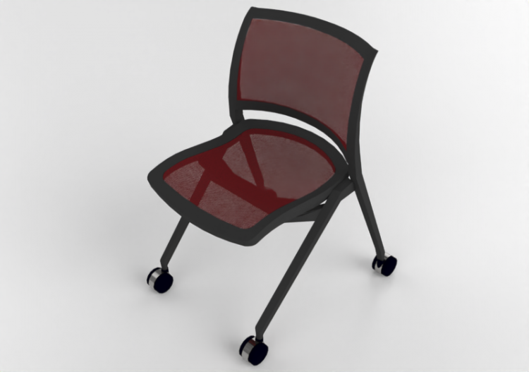 Cadeira 3D - Cadeira de tecido - Kokuyo - Spline - K11...