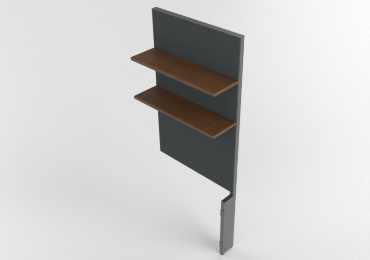 3D Furniture - Wooden Shelves - Kokuyo - Saibi Management -...