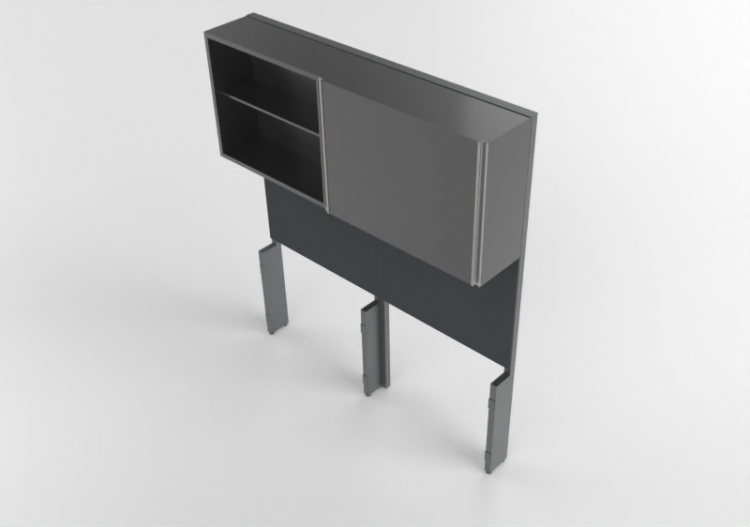 3D Möbel - Schrank aus lackiertem Holz - Kokuyo - Saibi...