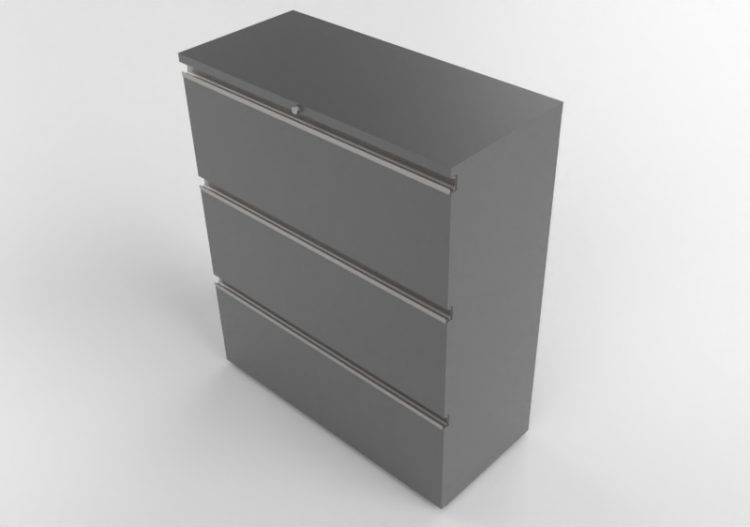 3D Möbel - Schrank aus Metall - Kokuyo - Saibi Management -...