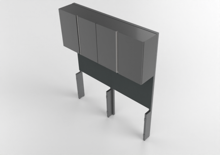 3D Furniture - Lacquered Wooden Cabinet - Kokuyo - Saibi...