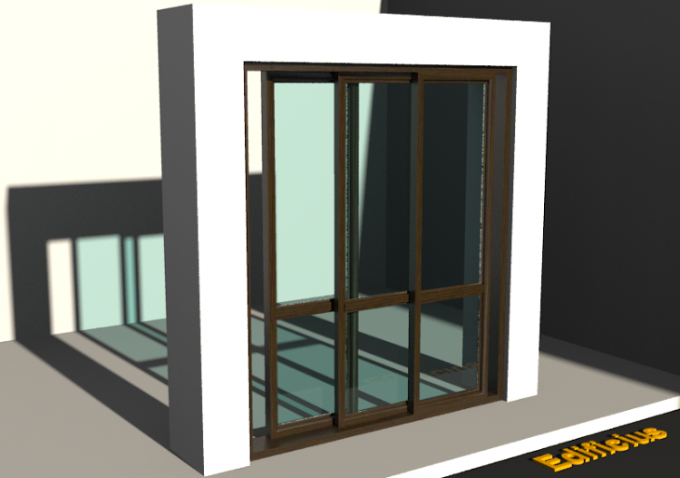 Menuiseries 3D - FN[R] 3BV[2V] - ACCA software