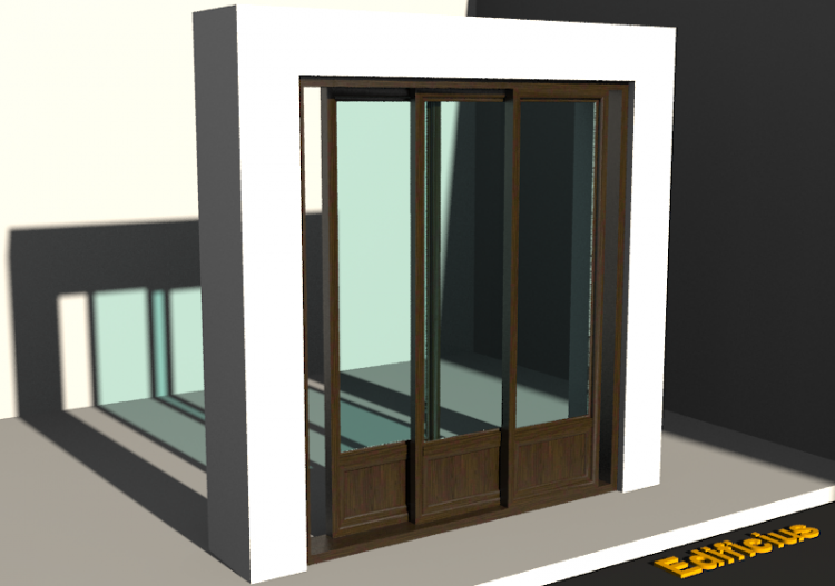 Menuiseries 3D - FN[R] 3BV[1P] - ACCA software