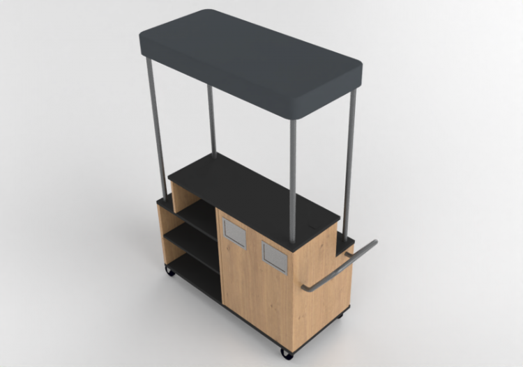Accessories 3D - Food cart - Kokuyo - Welka - SWC SR03M -...