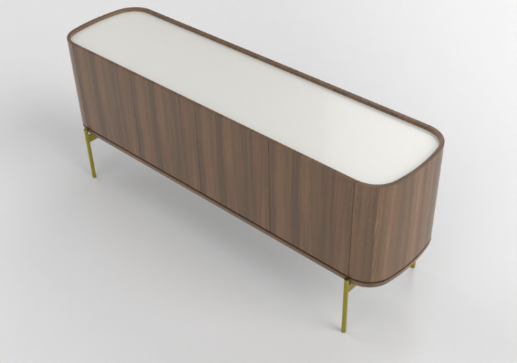 3D Furniture - Buffet - Mobília 22 - Tamboré - ACCA...