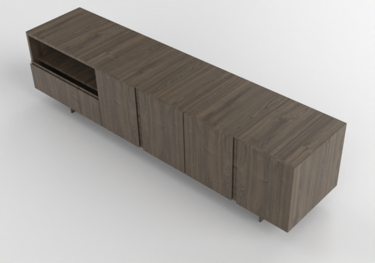 3D Furniture - Buffet - Mobília 22 - Volpi - ACCA software