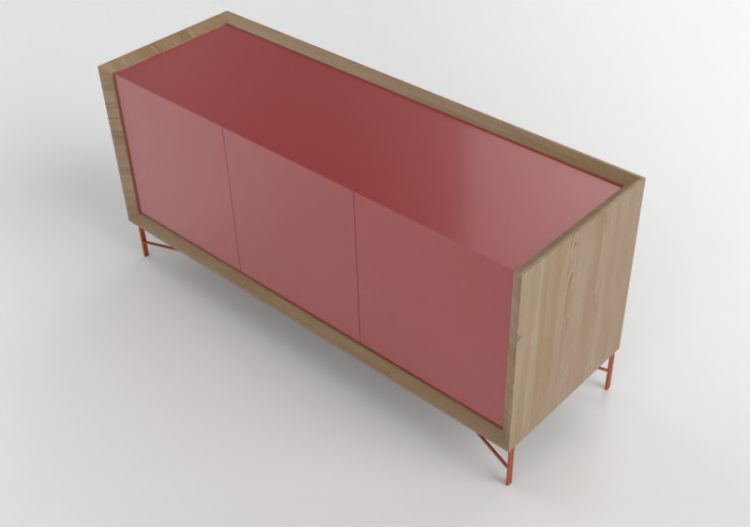 Móveis 3D - Buffet - Mobília 22 - Berlim - ACCA software