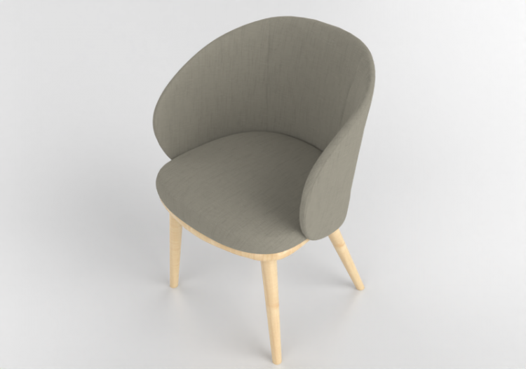 Cadeira 3D - Cadeira - Mobília 22 - Jolie - ACCA software