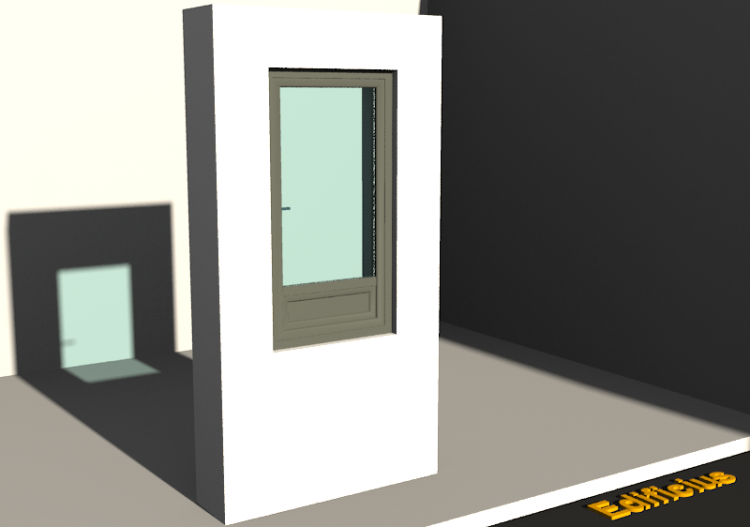 Menuiseries 3D - FN[R] 1VB[1P] - ACCA software