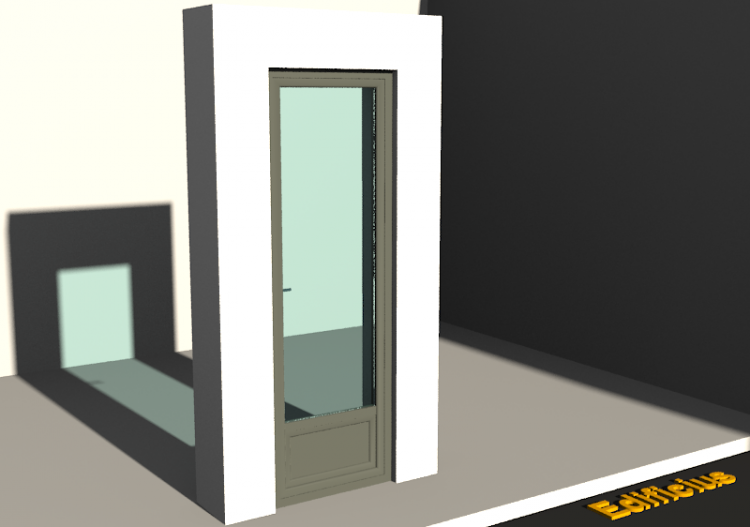 Menuiseries 3D - FN[R] 1VB[1P] - ACCA software