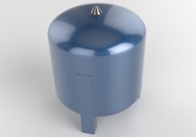 Vaso d’espansione saldato, per impianti sanitari 33L