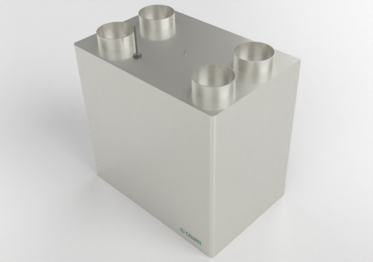 Unità di ventilazione meccanica verticale per installazione...