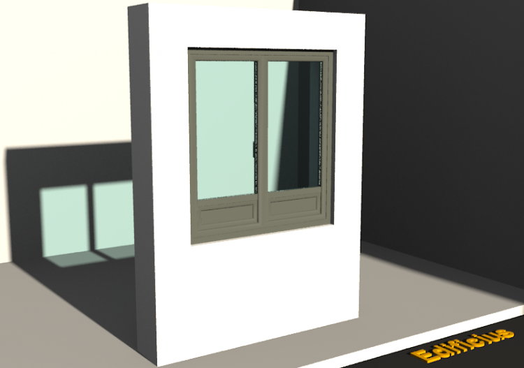 Esquadria 3D - JN[R] 2FB[1P] MM - ACCA software