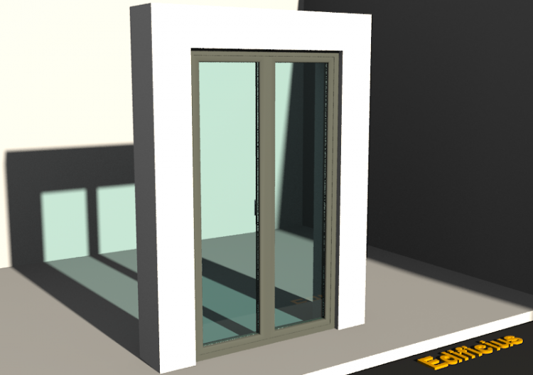 Menuiseries 3D - FN[R] 2VB[1V] MF - ACCA software