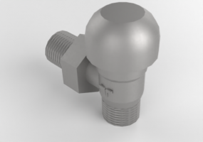 Detentor angular para radiadores DN15 (1/2") - 3331 - 333 0002