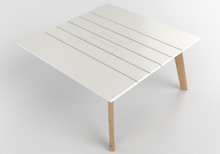办公桌 - Modular desk in lacquered wood - Kokuyo - Solana -...