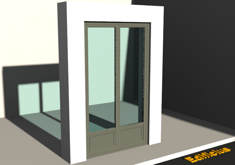 3D Tür/Fenster - FN[R] 1AB[1P]+1F[1P] - ACCA software