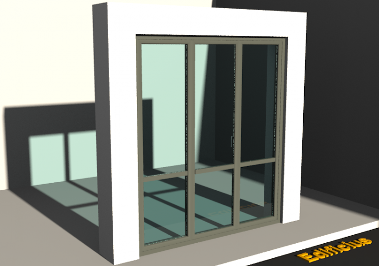 3D Tür/Fenster - FN[R] 2AB[2V]+1F[2V] - ACCA software