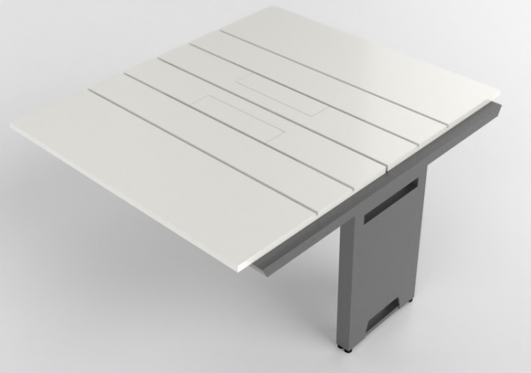 办公桌 - Modular desk in lacquered wood - Kokuyo - Solana -...