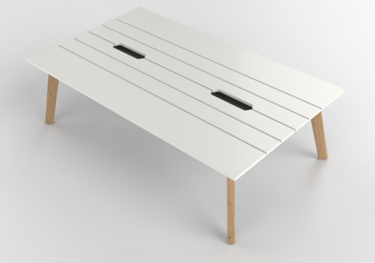 办公桌 - Wooden Desk laccato - Kokuyo - Solana - DSL KD2414MV...