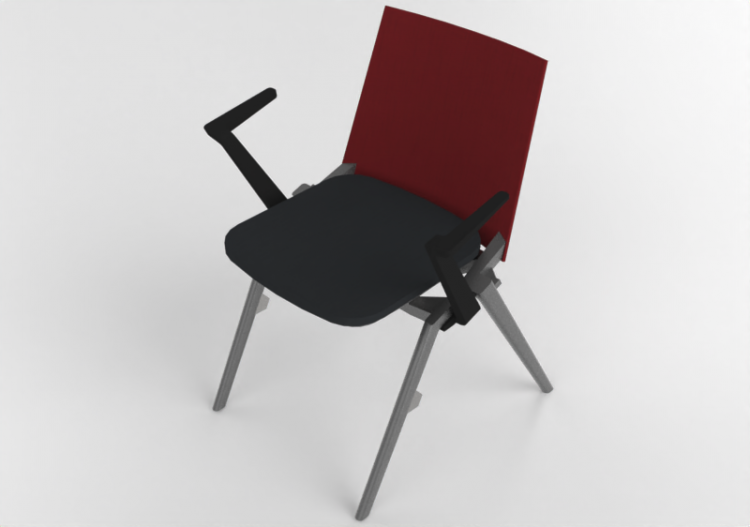 Cadeira 3D - Cadeira em tecido - Kokuyo - Stacka - K12...