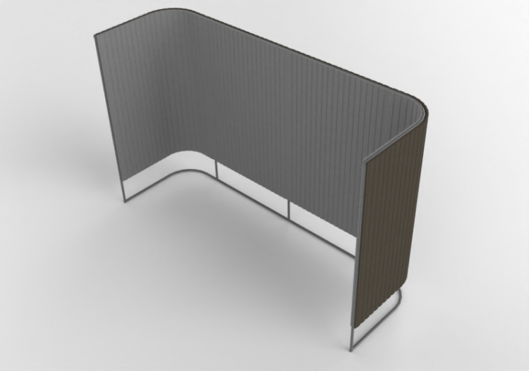 Accesorios 3D - Pared de tela - Kokuyo - Inframe - SN...