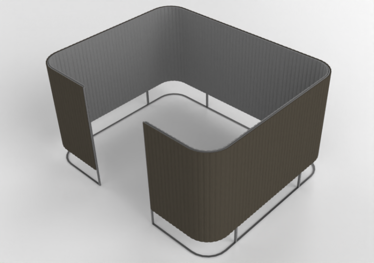 Accessoires 3D - Cloison en tissu - Kokuyo - Inframe - SN...