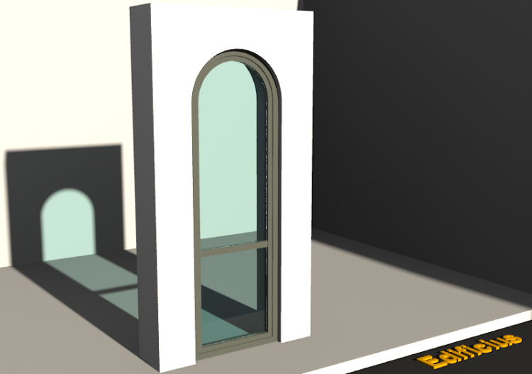 Menuiseries 3D - FN[AR] 1VB[2V] - ACCA software
