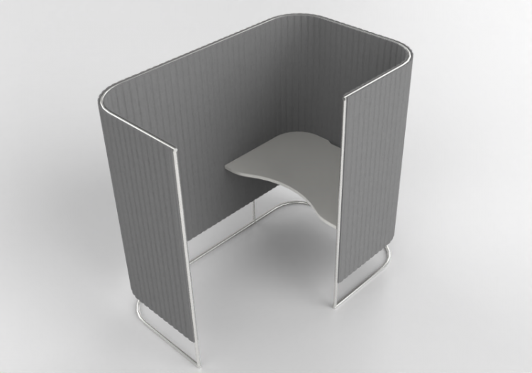 配饰 - Fabric Wall panel with table - Kokuyo - Inframe - SN...