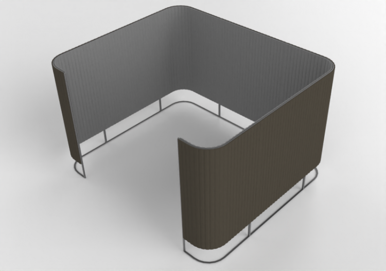 配饰 - Fabric Wall panel - Kokuyo - Inframe - SN TC616BGNB5N...