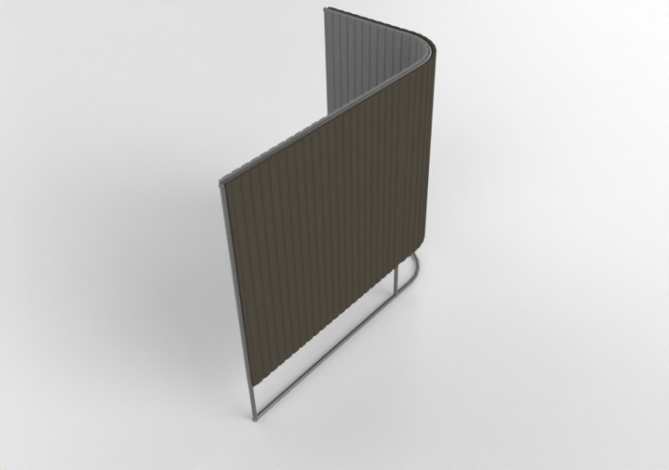 Acessórios 3D - Divisor de ambiente em tecido - Kokuyo -...