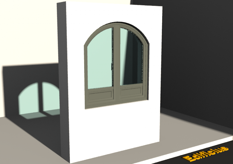 Esquadria 3D - JN[AR] 2FB[1P] MF - ACCA software