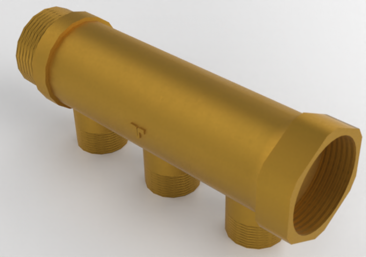 Linearer Verteiler 3 Wege DN32 - 1885 - 191 0016 - ACCA...