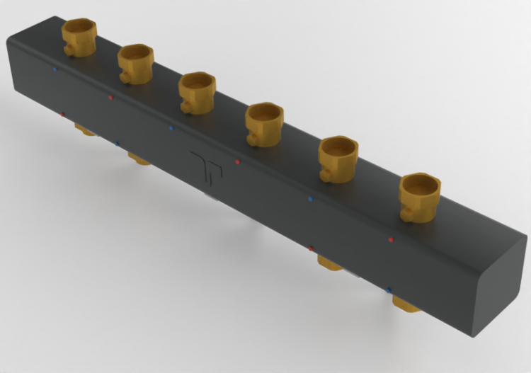 Verteiler für Heizungsanlage 4 Wege - 5538G4M6 - 557 0477 -...