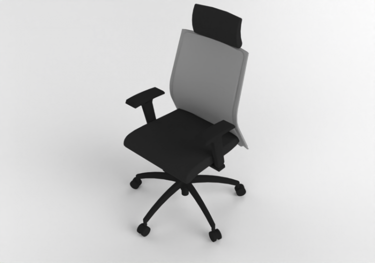 3D Stühle - Drehbarer Sessel aus Leder - Modernform - Serie...