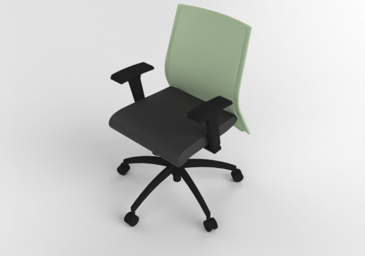 3D Chairs - Leather swivel chair - Modernform - Serie 11 -...