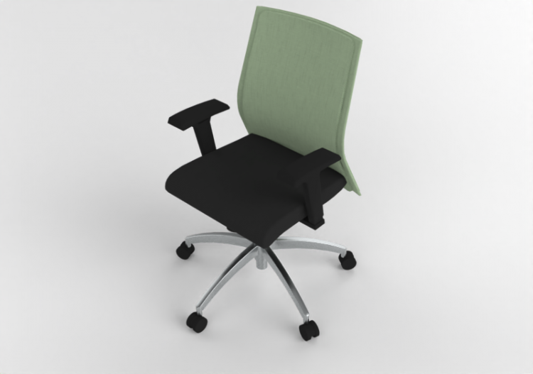 3D Chairs - Swivel armchair in fabric - Modernform - Serie...